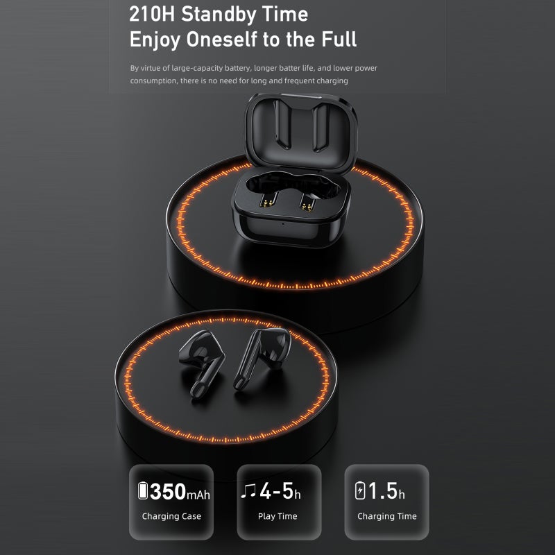 أوي سماعات أذن رياضية لاسلكية AWEI T36، سماعات بلوتوث داخل الأذن، صوت ستيريو محيطي، مقاومة للماء بمعيار IPX4، تحكم باللمس، عمر بطارية طويل - Image 3